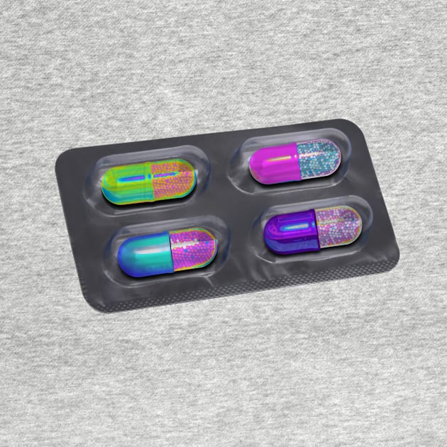 Rainbow Pill Pack by dinaaaaaah